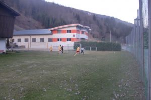 Fussball  beim Sportplatz der Jugendpension Müllauerhof