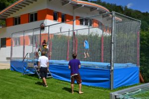 TOP-Trampolin bei der Jugendpension Müllauerhof in Saalbach-Hinterglemm
