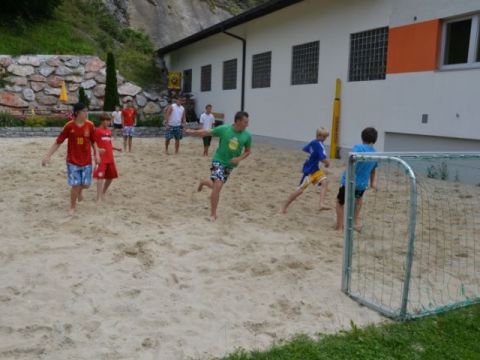 Ballspiele in der Jugendpension Müllauerhof